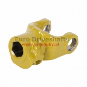 hexagon bore yoke  27 x 74.6 hexagon  - śtube 28.6 x 32.8mm, h-108mm