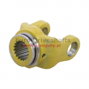 inner tube yoke  27 x 74.6 splined tube  34,5mm, 18 splines, h-85mm, for slide 46mm