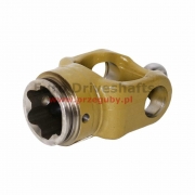 widłak przegubu szerokokątnego 32 x 76 rura gwiazda śr. - 51mm(37mm) (ts510) h-120mm, śr.kulki 27mm, pod ślizg 60mm pasuje do piasty wajcy2794