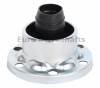 osłona gumowa z blachą 100mm vw a=100mm, b=30mm, guma stożek, touareg, porsche cayenne, otw. 6x10mm (zamiennik btc253, btc252-d)