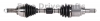mazda 5 (l) front driveshaft 2.0 cd (cr19) 2005-2010, l=590mm