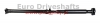propshaft rear bmw 3 (e90-93) 325i, l=1525mm, l1=753mm, flange 4x10mm + Rubber coupling 96mm