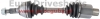opel antara (p) front driveshaft chevrolet captiva 2.0 cdti/2.2 cdti/2.4 (m.t.), l=545mm
