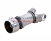 Sleeve assembly 27 x 74.6 tube 63.5 x 2.4mm, l=167mm, (687.15), high quality, teflon on sleeve, rolled spline (sj130063167)