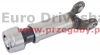 Sleeve assembly 30.2 x 81.8 tube 70 x 2mm, l=243mm, high quality, teflon na tulei, walcowany spline