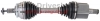 volvo (l) front driveshaft s60/v70 ii 2.4 d5 (a.t.) 2005-2010, l=525mm